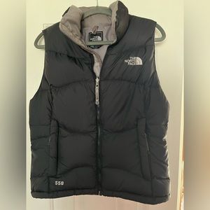 North face women’s quilted puffer vest M